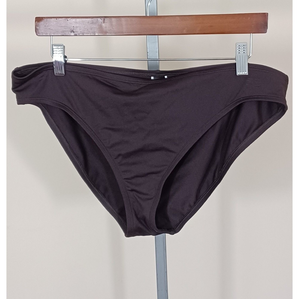 La Blanca Black Solid Classic Basic Bikini Swim B… - image 2